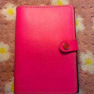 Filofax hot pink -personal size